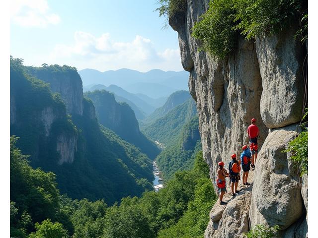 Guided climbing Bukit Takun
